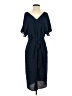 Bobeau Solid Blue Casual Dress Size XS - photo 1
