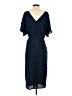 Bobeau Solid Blue Casual Dress Size XS - photo 2
