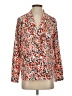 Molly Bracken 100% Polyester Print Orange Blazer Size S - photo 1