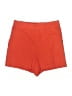 Free People 100% Cotton Solid Red Shorts Size M - photo 1