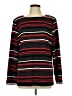 Sag Harbor Stripes Red Pullover Sweater Size L - photo 1