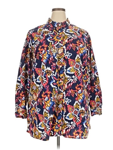 Jessica London 3/4 Sleeve Blouse (view 1)