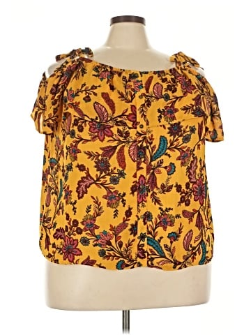 Boutique + Short Sleeve Blouse (view 1)