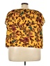 Boutique + 100% Polyester Yellow Short Sleeve Blouse Size 3X - photo 2