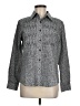 Foxcroft Tweed Gray Long Sleeve Button-Down Shirt Size 8 - photo 1