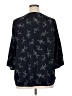 Cj Banks Stars Black 3/4 Sleeve Blouse Size 1X - photo 2