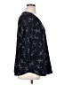 Cj Banks Stars Black 3/4 Sleeve Blouse Size 1X - photo 4