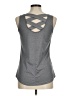 One Step Up Gray Sleeveless T-Shirt Size M (estimated) - photo 2