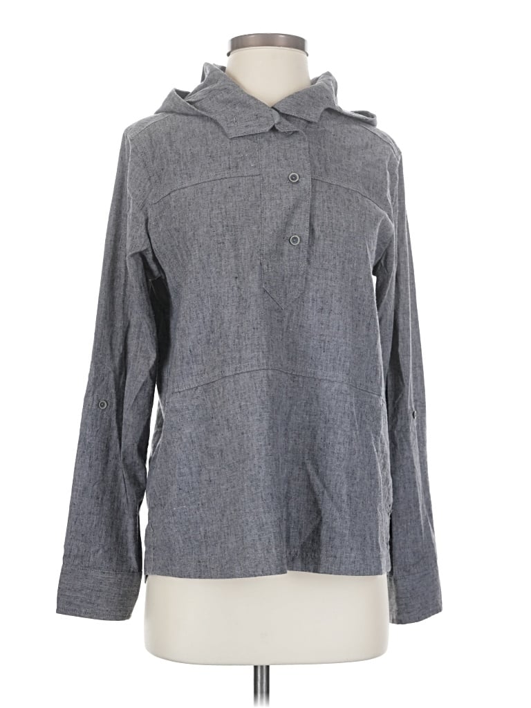 Pre-owned Prana Pullover Hoodie In Gray