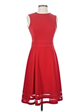 green emerald velvet dress Mixed Media Fit and Flare Sweater Dress – English Factory