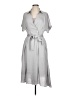 SDEER Concept 100% Polyester Solid Gray Casual Dress Size L - photo 1