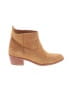 Prune 100% Leather Tan Ankle Boots Size EU 38 - photo 1