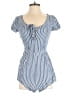 Hollister 100% Viscose Stripes Blue Romper Size S - photo 1