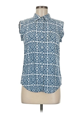 Oui Sleeveless Button-Down Shirt (view 1)