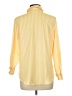 Unbranded Stripes Yellow Long Sleeve Blouse Size L - photo 2
