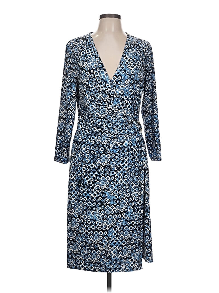 Pre-owned Kasper Casual Dress In Blue