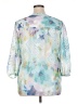 Alfred Dunner 100% Polyester Teal 3/4 Sleeve Blouse Size 16 - photo 2
