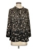 Daniel Rainn 100% Polyester Black Long Sleeve Blouse Size S - photo 1