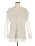 Pink Rose 100% Acrylic Silver Sweater Vest Size M - photo 1