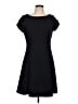 DKNY Solid Black Casual Dress Size 12 - photo 1