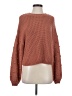 Moon & Madison 100% Acrylic Solid Brown Pullover Sweater Size S - photo 1