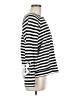 Halogen Stripes Black Pullover Sweater Size M - photo 4