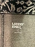 Lands' End Paisley Black Casual Pants Size L (tall) - photo 7