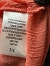 Como Blu Orange Pink 3/4 Sleeve Blouse Size 3X - photo 8