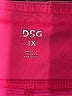 DSG Solid Pink Casual Skirt Size 1X - photo 3