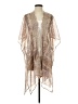 American Eagle Outfitters 100% Polyester Brown Kimono Size XS - photo 1