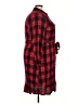 Unbranded 100% Rayon Plaid Red Casual Dress Size XXL (estimated) - photo 4