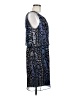 Tibi 100% Silk Paisley Blue Cocktail Dress Size 6 - photo 4