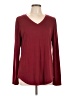 Ofeefan Burgundy Long Sleeve Top Size L - photo 1