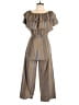 Unbranded Stripes Brown Jumpsuit Size M (estimated) - photo 1