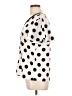 Shein Polka Dots Ivory Short Sleeve T-Shirt Size L - photo 5