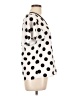 Shein Polka Dots Ivory Short Sleeve T-Shirt Size L - photo 4