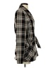 Pamela Love Plaid Brown Gray Blazer Size XS - photo 4