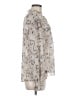 Maison d' Amelie 100% Polyester Paisley Silver Long Sleeve Blouse Size M - photo 4