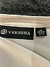 Versona 100% Polyester Ivory Short Sleeve Blouse Size M - photo 7