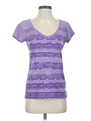 New York & Company Short Sleeve T-Shirt (view 1)
