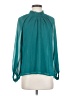Ann Taylor 100% Polyester Teal Long Sleeve Blouse Size S - photo 1
