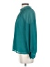 Ann Taylor 100% Polyester Teal Long Sleeve Blouse Size S - photo 5