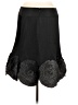 Per Se Solid Black Formal Skirt Size 8 - photo 2
