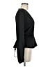 Gianni Bini Black Long Sleeve Blouse Size M (estimated) - photo 4