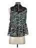 Daniel Rainn 100% Rayon Teal Sleeveless Blouse Size S (petite) - photo 2