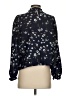 Unbranded Floral Blue Long Sleeve Blouse Size S - photo 2