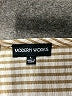 Modern Works Houndstooth Tan Short Sleeve Blouse Size L - photo 7