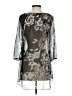 Yoana Baraschi 100% Polyester Gray Black 3/4 Sleeve Blouse Size XS - photo 2