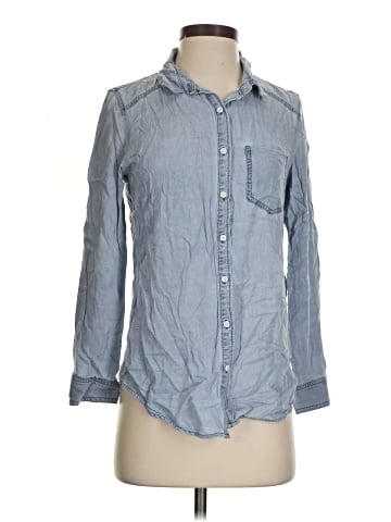 Rubbish Long Sleeve Button-Down Shirt (view 1)