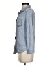 Rubbish 100% Rayon Blue Long Sleeve Button-Down Shirt Size S - photo 5